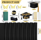 176 Pcs 2026 Graduation Gifts Diy Money Flower Bouquet Kit Black  Gold