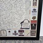 Vintage Expedition 1999 Napa Valley Winery Trail Map - Professionally Framed 