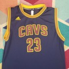 Adidas Lebron James Cleveland Cavaliers Jersey Mens Xl Navy Blue Nba Cavs 23