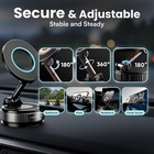 Vacuum Magnetic Phone Holder For Car     Zinc Alloy Suction Car Mount  Adjustable