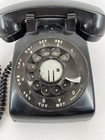 Vintage Bell System Western Electric Black Rotary Dial Desk Telephone Phone 500