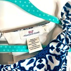 Vineyard Vines Tile Medallion Print Tie Sleeves Romper Beach Vacation Sz Large