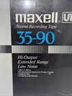 Vtg New Sealed Reel To Reel Tape Maxwell Ud Sound Recording Tape 35-90 Hi-output