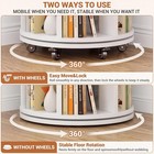 Besiost 6-tier Rotating Bookshelf Tower  Solid Wood 360   Revolving Bookcase
