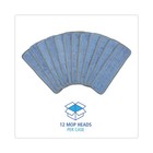 Boardwalk Mfm185bcfdz 18 In  X 5 In  Split Microfiber Mop Head - Blue  1 Dz  New