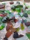 Machine Tumbled Old Glass   Pottery With Sea Glass Finish 11 5 Lbs