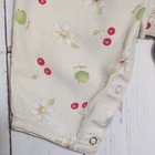 Vintage 90 s Oshkosh Apple Orchard Cherry Daisy Baby Overalls 6-9 Months Rare