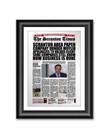 The Office Scranton Times Newspaper Headline Poster Dunder Mifflin