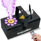 600w Smoke Machine Halloween Party 3 Led Rgb Stage Lights Effect W  12 Colors