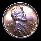 1937 Proof Lincoln Cent Penny ---- Gem Proof Condition Stunning Coin ---  kk381