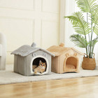 Indoor Cat House Breathable Cat Bed Cushion Cozy Comfortable Cat Cave Soft Nest