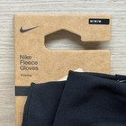 Nike Fleece Training Gloves Men s Medium Black Therma-fit Touchscreen Nib