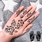 Henna Tattoo Stencils Kit For Hand  24 Sheets Indian Arabian Temporary Tattoo Te