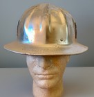 Vintage Aluminum Hard Hat Us Government Superlite By Fibre Metal W Liner U s a 