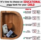 Alphabet Money Bank With Initial  d   9 Inch Tall