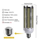 2pack 600w Equivalent Led Corn Light Bulb 60w 7000lumen 5000k Daylight White E26