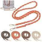 Us Metal Pu Purse Chain Strap Handle Shoulder Bag Replacement Crossbody Handbag