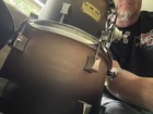 Pork Pie Drums 7x10 8x12 Candy Black Fade