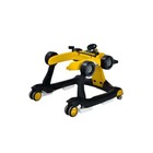 4-in-1 Baby Walker Foldable Safety Activity Push Walker Adjustable Height Yellow