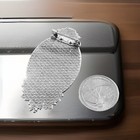 Peacock Cameo Brooch Pin  Ivory On Black  Vintage Victorian Antiqued Silver