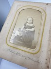 Antique Victorian Family Photo Book Leather Bound Brass Clasp 17 Photos  Read