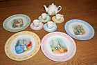 Pottery Barn Kids Beatrix Potter Peter Pan Mini Tea Set Of 13pc  Nwob