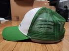 John Deere Hat Green Logo One Size Mesh Snapback Adjustable Trucker Tractor Farm