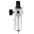3 4  Air Compressor Regulator   Filter Combo W  Gauge   Manual Drain Fr726n