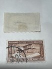 Egypt Airmail Stamp C1- Unused   C2  Used  lot 30 File 165 