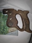 Hand Painted Vtg Hand Saw 26    Warranted Superior Unknown Artist