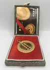 Vintage Brass Buddhism Pendant Swastika Amulet With Storage Box