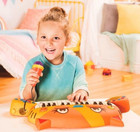 New Hot Toy B Toys  Meowsic Interactive Cat Piano Keyboard Microphone Toy Music