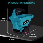 Cordless Grass Seed Salt Spreader For Makita 18v Battery Fertilizer Spreader