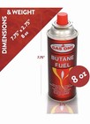 4 Pack Gas One Butane Fuel