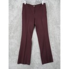 White House Black Market Pantsuit 6 Petite The Boot Blazer Office Career Maroon