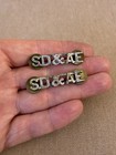 Rare San Diego   Arizona Eastern Railroad Sd ae Uniform Pins