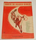 Vtg Lot Xmas Sheet Music Rudolph Holy Night Silver Bells Dreaming Jack Frost