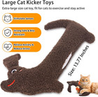 Refillable Catnip Toy For Cats - 13 77 Inch Large Cat Kicker Toy For Indoor Kitt