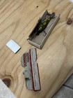 Rare Heddon Fishing Lure  5    Wood Section  Amphibian Colors  Design  Mfg  Used