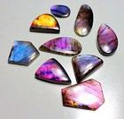 220 Ct Natural Bulk Lot Purple Fire Labradorite Fancy Cabochon Gemstone Rk-434