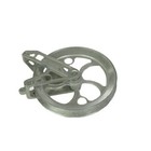 Ben-mor Inc Laundry Clothesline Pulley Wheel Rustproof Zinc 8  Pack Of 2