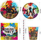 Paintball Birthday Party Decorations  120pcs Paintball Themed Party Supplies