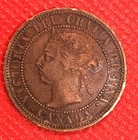1890 H Canadian Large Cent