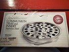 Remembrance Ware Communion Tray And Insert Silver Finish Stainless Steel