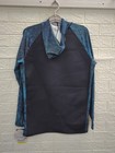 New Cressi Cobia Blue Hunter Rash Guard Hooded Mens Size Large