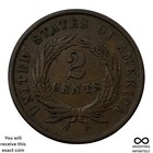 1864 Large Motto 2 Cent Piece X-1483
