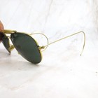 Vintage B l Bausch Lomb 1 20 10k Gf Sunglasses Frame Unisex Gold Metal Full Rim