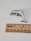 Vintage 1989 Signed Seagull Pewter Dolphin Sealife Brooch Pin