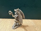 Tudor Mint Pewter Wapw Magical Fantasy The Dragon Of The Moon  Swarovski Crystal