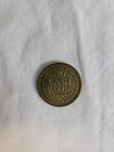 Vintage American Eagle   Stars Brass Arcade Token Coin  No Cash Value  Antique